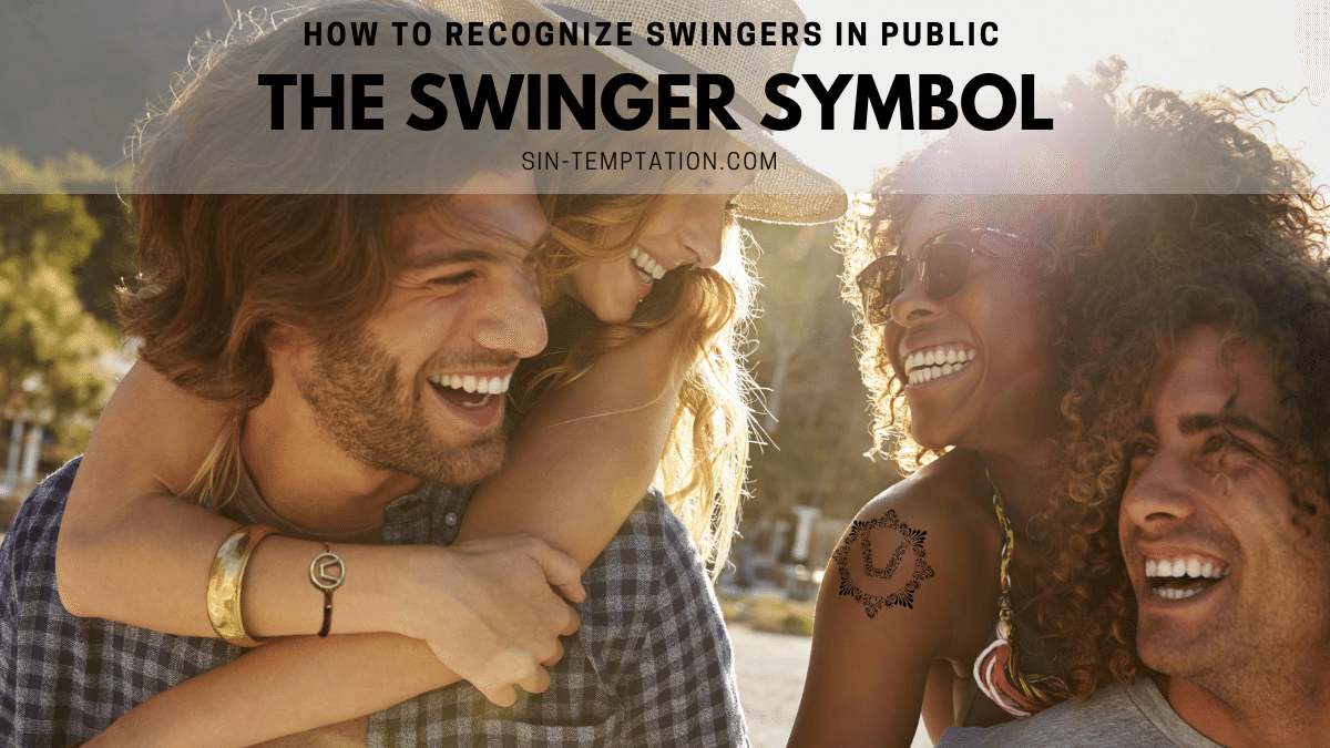 swinger symbol bracelet and tattoo